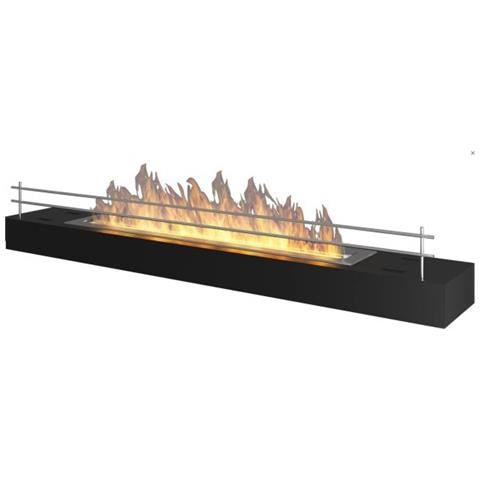 Firebox 120 - Biocamino Freestanding Inserto A Bioetanolo Da Appoggio Nero - Con Vetro - Foto 6