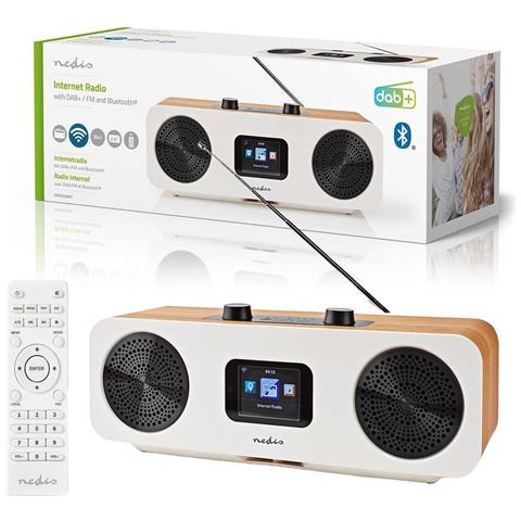 Radio Web Fm Dab+ Stereo Hi Fi Bluetooth Mp3 Meteo App Scaricabile Rdin2500wt - Foto 1