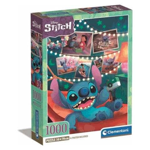 Puzzle Clementoni 39793 Stitch Con Poster Incluso - Foto 1