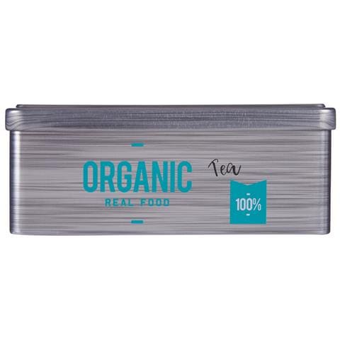 Scatola Per Infusioni Organic Tea Grigio Latta (11 X 7,1 X 18 Cm) (24 Unità) - Foto 2