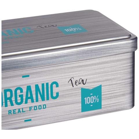 Scatola Per Infusioni Organic Tea Grigio Latta (11 X 7,1 X 18 Cm) (24 Unità) - Foto 3