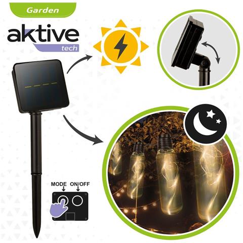 Ghirlanda Di Luci Led Aktive Led 180 X 17,5 X 4 Cm (6 Unità) - Foto 2