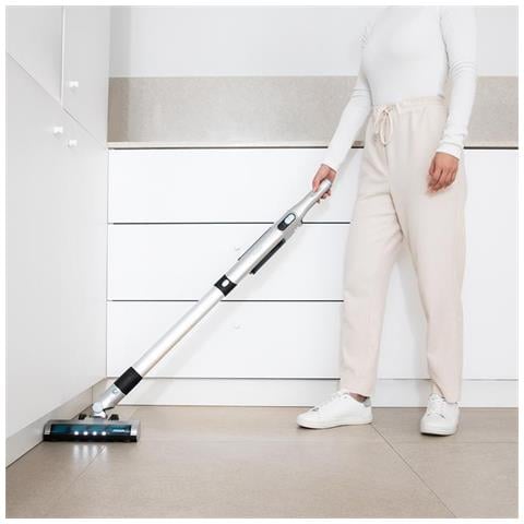 08403 scopa elettrica Aspirapolvere a bastone 2 in 1 Batteria Secco Senza sacchetto Nero, Blu, Acciaio inox - Foto 2