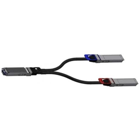 Cavo Splitter in Rame 2 M / 800 Gbit /s,Colore Nero - Foto 1