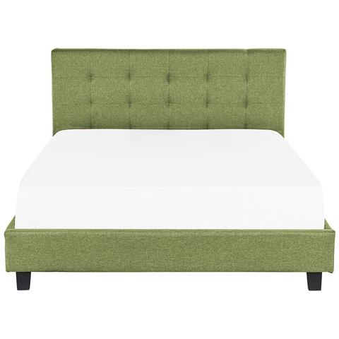 Letto Tessuto La Rochelle 180 X 200 Cm Verde - Foto 2