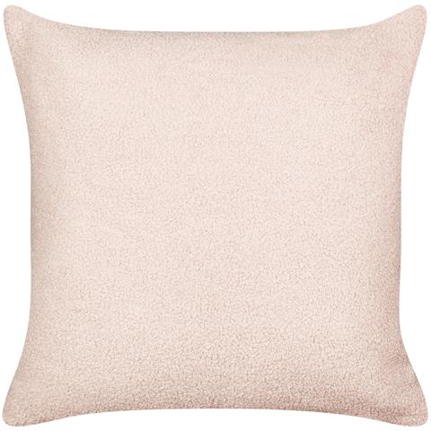 Set Di 2 Cuscini Leuzea Bouclé 45 X 45 Cm Tinta Unita Rosa Pastello - Foto 6