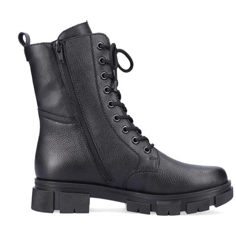 Black Casual Closed Booties Stivaletti Pelle Scarpe Donna Nero Eu 38, Y7116-00 - Foto 3