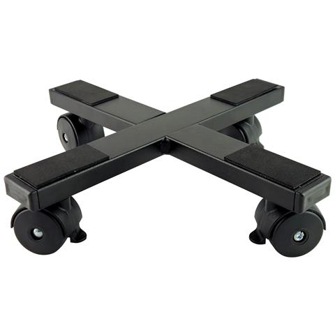 Carrello Porta Piante Da Interno Ed Esterno In Acciaio Per Vasi Rotondi E Quadrati, Portavasi Con Ruote Cm 30 Cm 40 - Foto 1