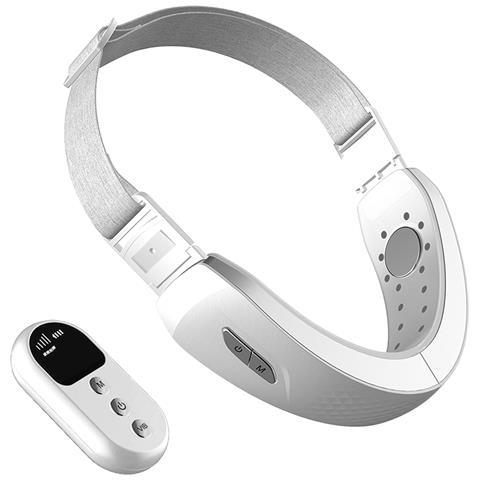 Cintura Facciale Di Elettrostimolazione, Con Trattamento Di Luce Led, Vibrazione, Ems E Terapia Magnetica A Bassa Frequenza. Con Telecomando. - Foto 1