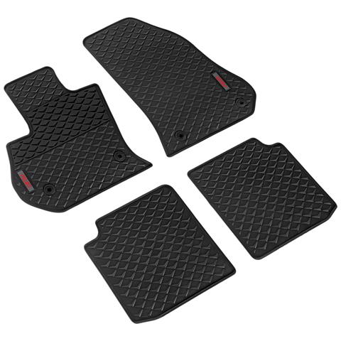 , Set Tappeti Su Misura In Eco Gomma - Compatibile Per Fiat 500l (09/12>12/22) - Foto 1