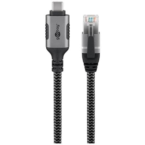 70753 adattatore per inversione del genere dei cavi USB C RJ-45 Nero, Argento - Foto 2
