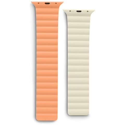 Magnetarmband Fantastic Feel Fr Apple Watch 38/40/41mm, Orange /beige (00136837) - Foto 1