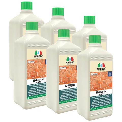 Idrofin Matt 1ltx6pz - Cera Per Pavimenti - Foto 1