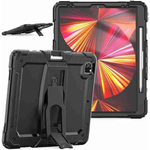 Custodia Per Ipad Mini 6 Con Supporto E Cintura: Elegante Protezione Nera - Foto 1