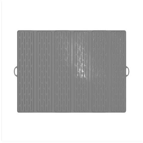 Tappetino Scolapiatti In Silicone Da Cucina Resistente Al Calore Antiscivolo Grey - Foto 1