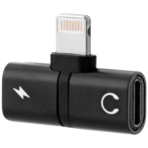 Adattatore Audio E Di Ricarica Compatto Lightning 2 In 1 - Foto 1