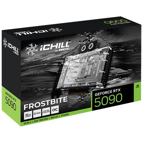 iChill GeForce RTX 5090 FROSTBITE 32GB GDDR7 PCI Express 5.0 - Foto 1