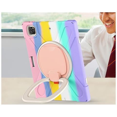 Custodia Per Ipad Pro 12.9"" Con Supporto E Alloggiamento Per Stilo Colorata - Foto 4