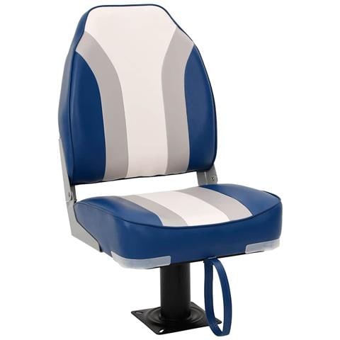 Set Sedile da Barca Pieghevole 2pz con Schienale Alto - Foto 1