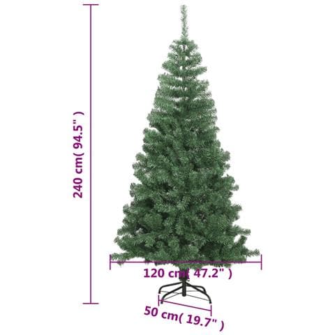 Lusso Casadino - Albero Di Natale Artificiale L 240 Cm Verde - Foto 6