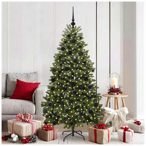 Albero di Natale artificiale Verde 180 cm PVC e Metallo - Foto 2