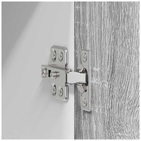 Armadio pensile con porta Riga Grigio Sonoma 80 x 31 x 80 cm - Foto 9