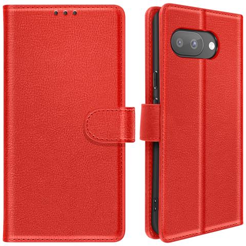 Custodia A Portafoglio Per Google Pixel 9a Serie Chesterfield Grana Fine Funzione Supporto - Foto 2