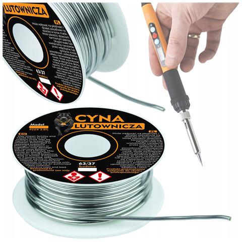 Filo Di Saldatura Sn63pb37 1 Mm 50g - 2% Flusso | Temperatura Di Fusione 183-190°c | Per Elettronica E Led - Foto 1