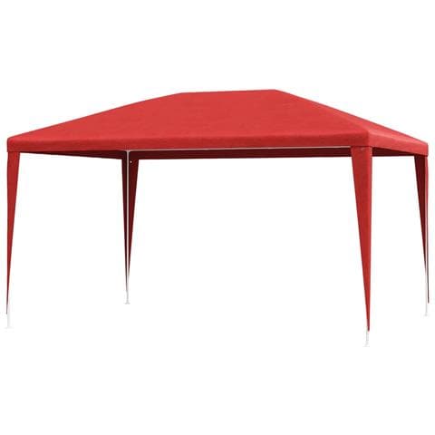 Tenda Party Rosso 400 x 300 x 255 cm PE e Acciaio - Foto 1