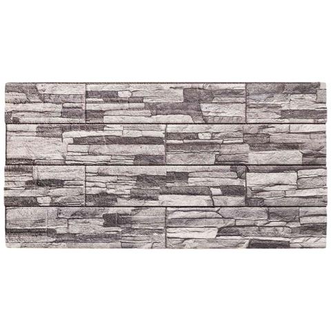 Pannelli da parete 10 pcs Grigio scuro e grigio chiaro - Foto 2
