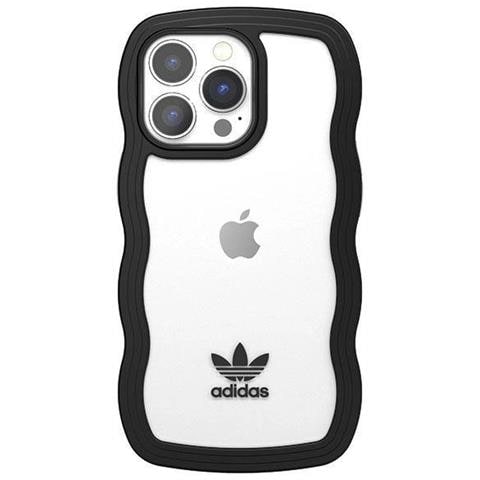Adidas Or Wavy Cover Per Iphone 13 Pro / Iphone 13 - Nero E Trasparente - Foto 2