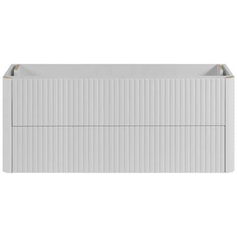 Piano lavabo 120 cm, Arrotondato, Bianco opaco, per lavabo da appoggio, LINEA - Foto 7