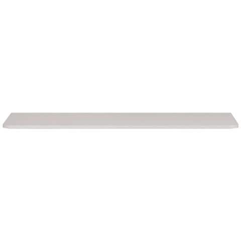 Piano lavabo 120 cm, Arrotondato, Bianco opaco, per lavabo da appoggio, LINEA - Foto 1