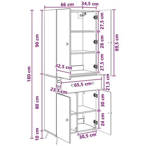 2 pz Legno antico - Foto 2