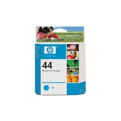 51644C Cartuccia Ink Originale 44 Ciano per HP DesignJet 350/450/455/488/750/755 Capacità 1600 Pagine - Foto 1