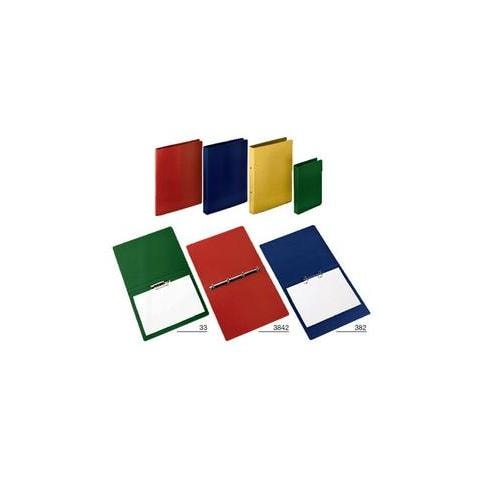 confezione da 5 pezzi - raccoglitore 25x33 rosso (2anelli 25mm) presspan - Foto 1