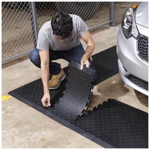 Tappetino Anti-Fatica Componibile Pezzo Intermedio Piccolo 61x30x1,5 Cm - Foto 4