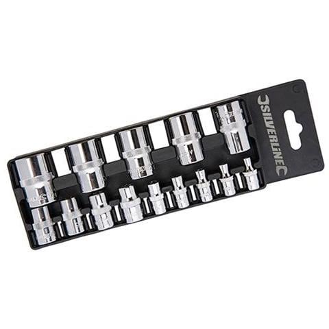 Set Di Bussole Inserti Torx Per Chiavi A Tubo 14 Pezzi - Foto 1