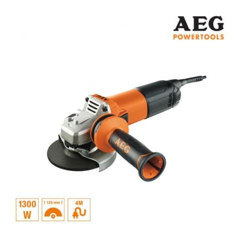 Smerigliatrice Elettrica Aeg 1300w 125mm Ws13-125sxek - Foto 2