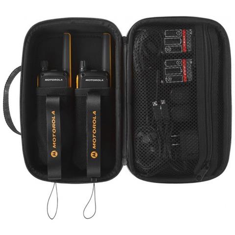 Twin Pack TLKR T82 Extreme PMR Dispositivo (Portata Fino a 10 km, IPX4 Protezione dalle intemperie, 500 MW, Vox), ABS, Nero, 2 unità - Foto 2