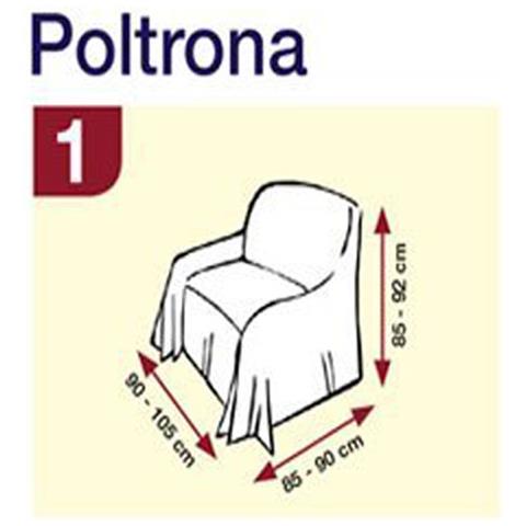 Copridivano Con Laccetti Disegno Prezioso Grigio Modello O.B. Poltrona Grigio - Foto 1