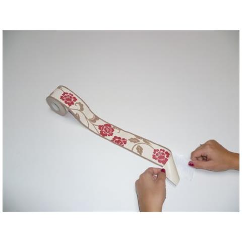 A. s. Cr? ation 282019 - Bordo Autoadesivo Da Parete, Colore: Marrone / beige / rosso - Foto 2