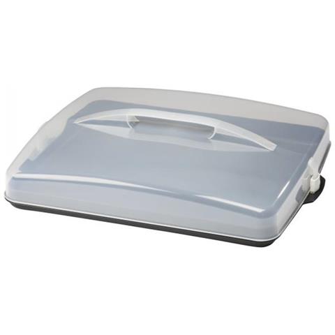 111497 Rettangolare Scatola Antracite, Trasparente 1pezzo (i) Recipiente Per Cibo - Foto 1