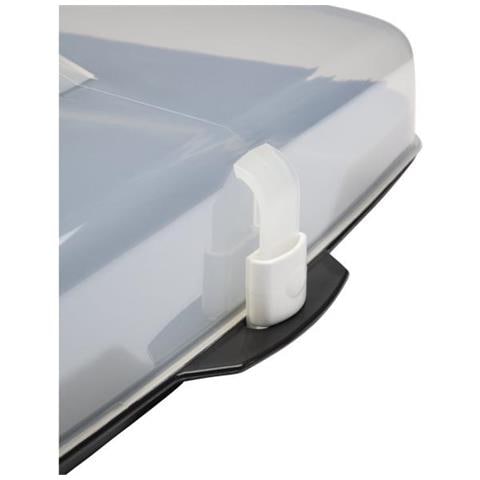 111497 Rettangolare Scatola Antracite, Trasparente 1pezzo (i) Recipiente Per Cibo - Foto 3