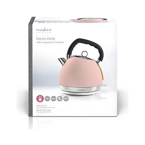 Kawk520epk Bollitore Elettrico 1.8 L Soft Touch Rosa - Foto 2