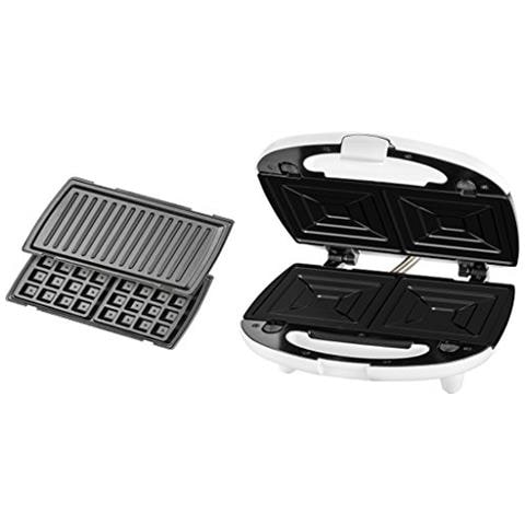 399 S 3in1 Bianco Macchina Per Sandwichacciaio Inox E Plasticabianco - Foto 2