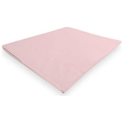 Lenzuolo Camille - Cotone Percalle - 240 X 300 Cm - Rosa - Foto 1
