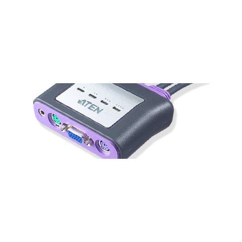 Switch KVM CS64A - 4 Computer - 2048 x 1536 - 10 x Porta PS / 2 - Foto 1