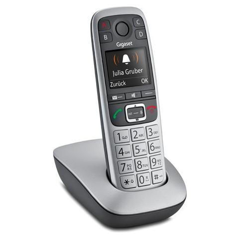 E560, DECT, Scrivania / Parete, Nero, Argento, Apparecchio cordless, Ricevitore, TFT - Foto 2