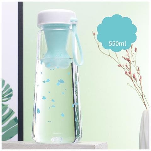 INLAW (verde) Summer Water Bottles Carino Gatto Artiglio In Plastica Tazza All'aperto Creativo Tazza Di Acqua Per Bambini Per Bambini Studente Adulto Bottiglie Da Bere 550 Ml